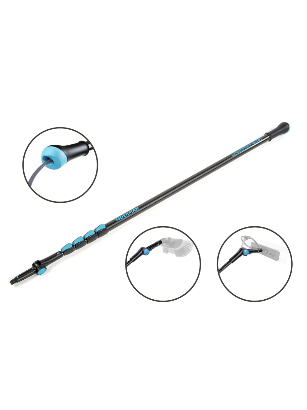 Anglies pluošto teleskopinis kotas Carbonator 3.5m. 3 Anglies pluošto teleskopinis kotas Carbonator 3.5m. 3