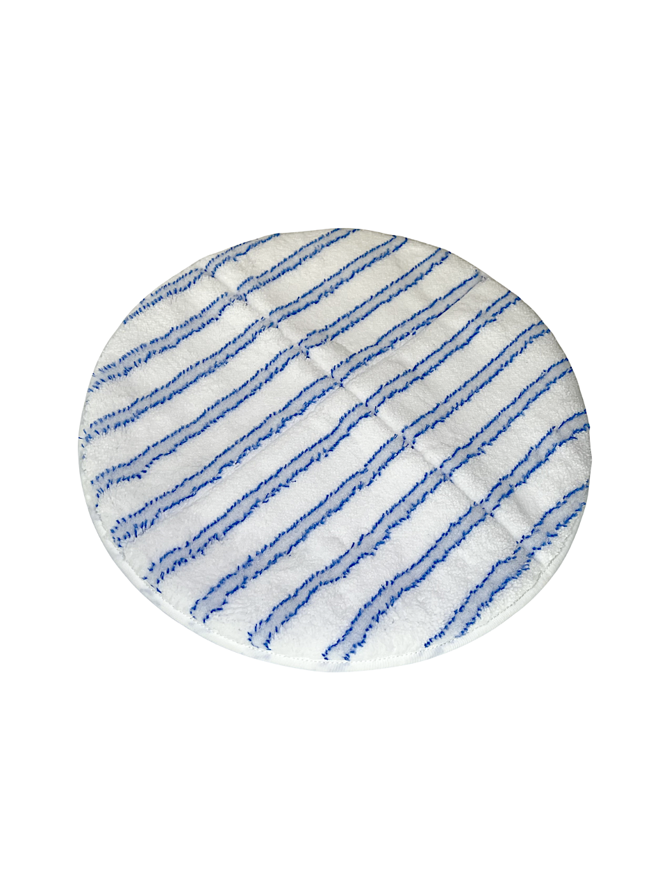 Mikrofibrinis baltai mėlynas padas, ø 410 mm 16'' Mikrofibrinis baltai mėlynas padas, ø 410 mm 16''