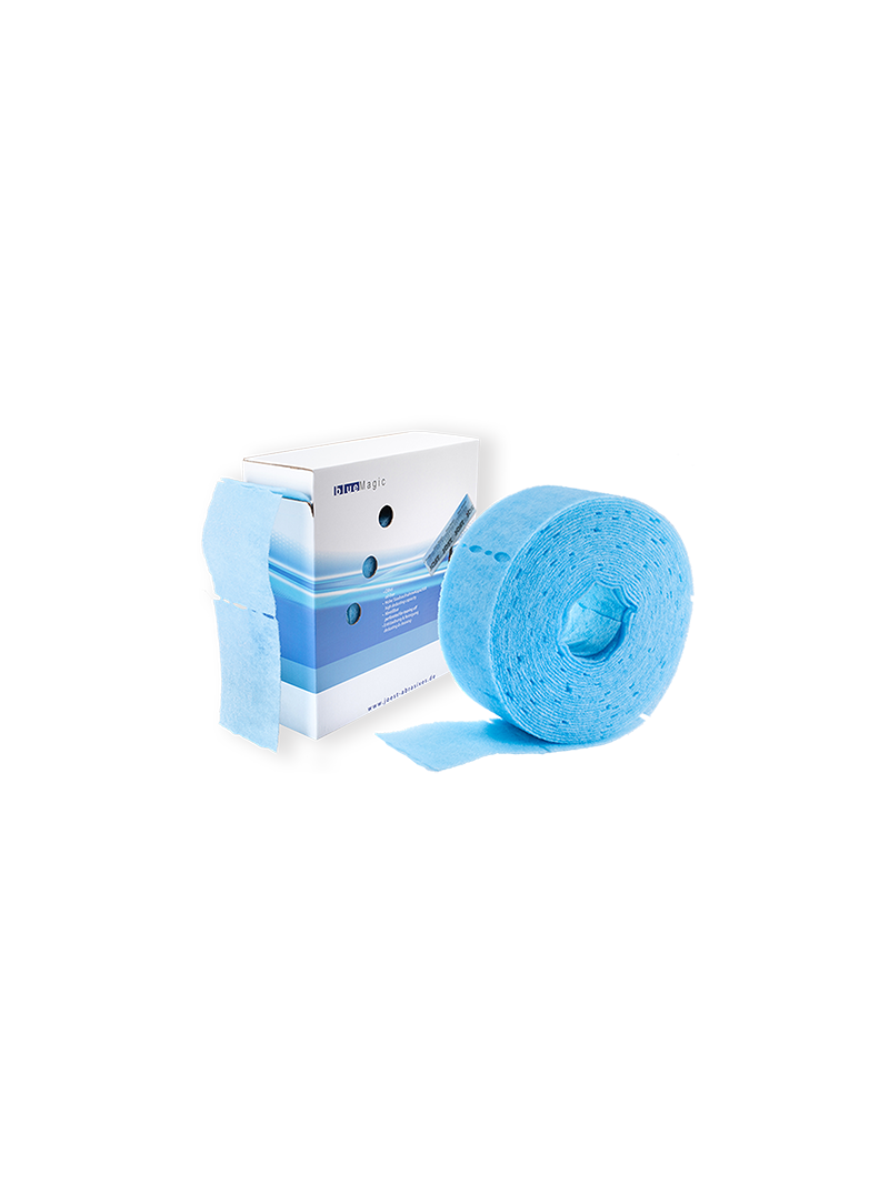 Sauso valymo vienkartinių šluosčių Blue Magic rulonas 150 mm x 10 m. Sauso valymo vienkartinių šluosčių Blue Magic rulonas 150 mm x 10 m.